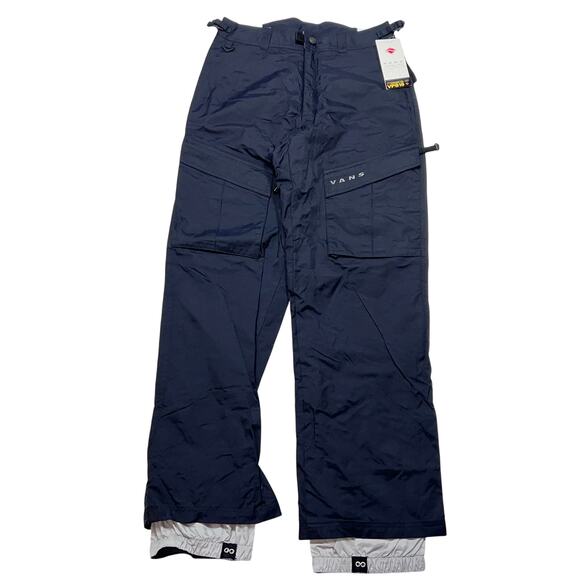 Vans Dodson Snow Pants Women Medium 28x30 #VSF0200 Black Outdoor New with Tags - Picture 1 of 10